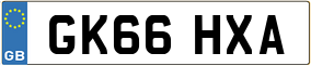 Truck License Plate